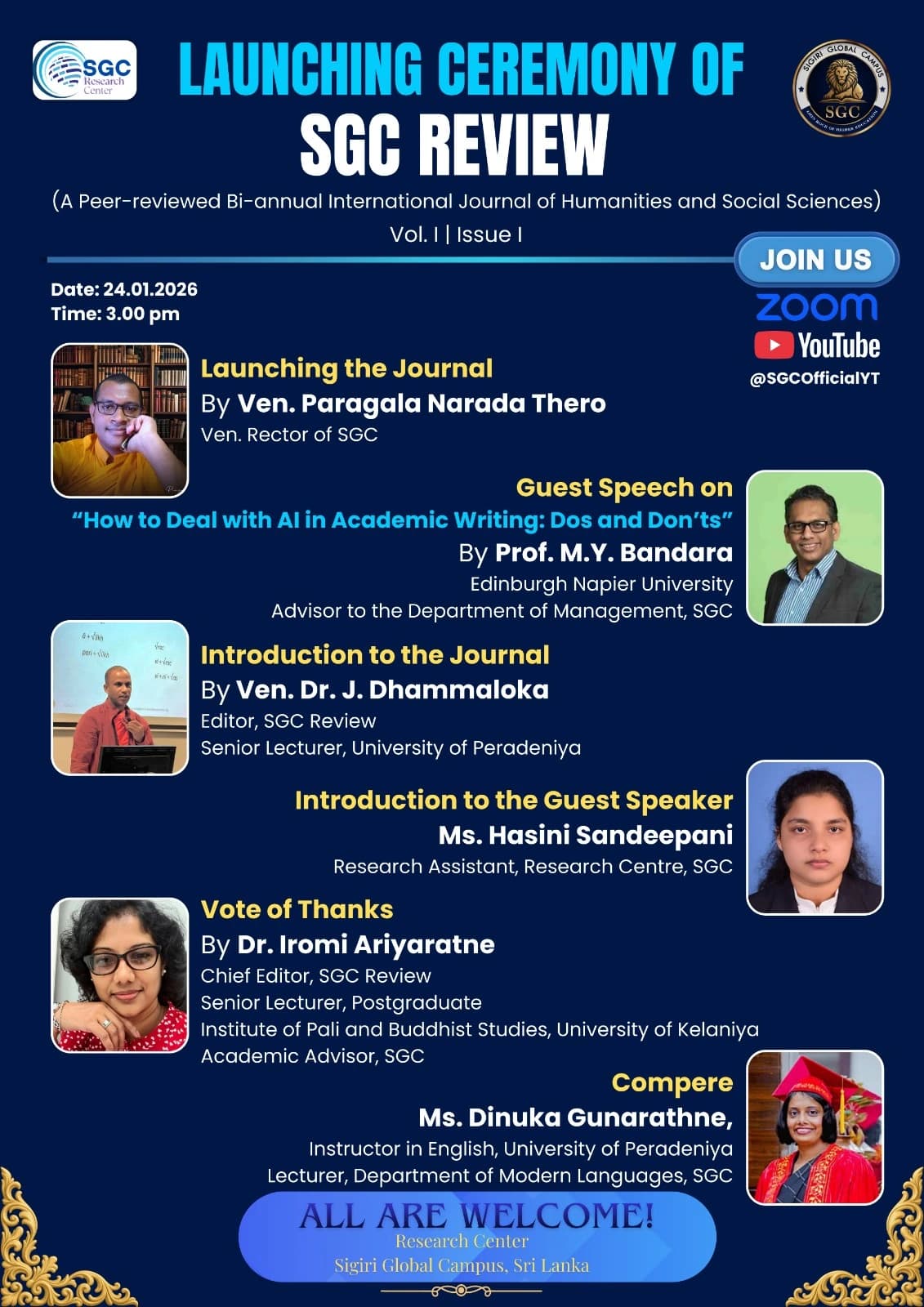 Launching Ceremony of SGC Review