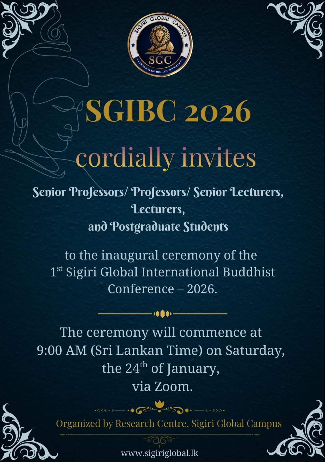 Inaugural Ceremony of SGIBC 2026